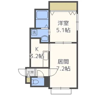 ルミエールブリジビッグホンゴウ【1階】の間取り