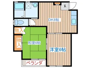 Kハイツ【1階】の間取り
