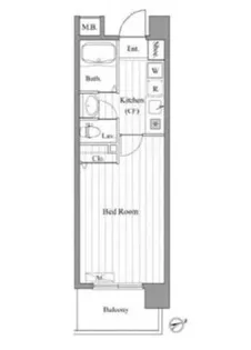 カスタリア新宿御苑II【3階】の間取り