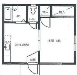小野ハイツ【1階】の間取り