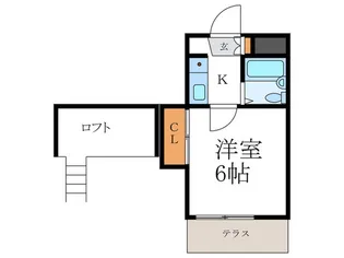 ホ-ムタウン【1階】の間取り