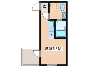 シャンテ・ビナ【1階】の間取り