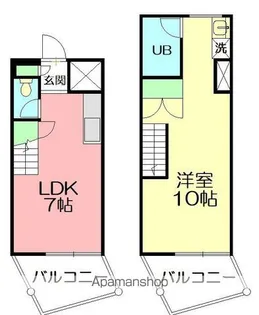 Palm Lounge【2階】の間取り