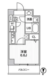 ROOTs Ryogoku【3階】の間取り