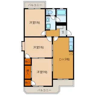 メゾンライフ【3階】の間取り