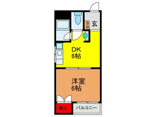 サンティ-ル門真【2階】の間取り