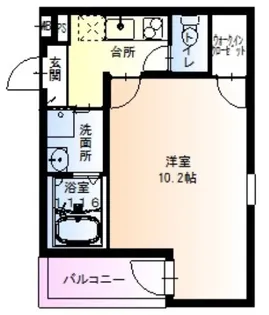 フジパレス堺東V番館【1階】の間取り
