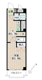 妙蓮寺ミューズ【3階】の間取り