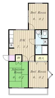 キャトルメゾン【2階】の間取り
