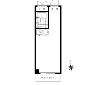 プラムハイツDoi【3階】の間取り