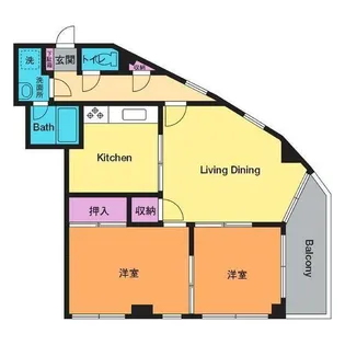 カーサパルテンツァ【2階】の間取り