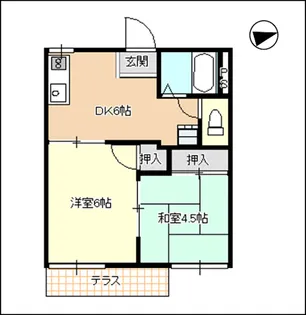 フォーブルオクダイラ【2階】の間取り