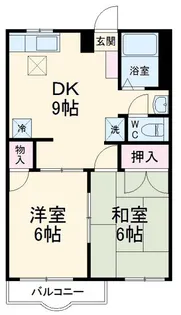 市ヶ尾森ビル六番館【2階】の間取り