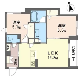 ピステン M【3階】の間取り
