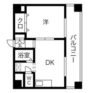 第三貞和ビル(ダイサンテイワビル)【10階】の間取り