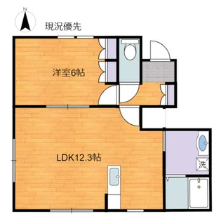 ソレアード【1階】の間取り