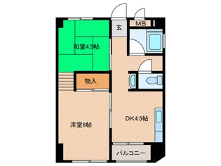 ヤマコ第一ビル【6階】の間取り