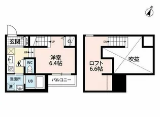 Affitto熊本駅前【1階】の間取り
