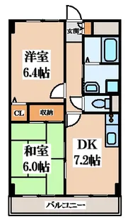 エクシング金岡【3階】の間取り