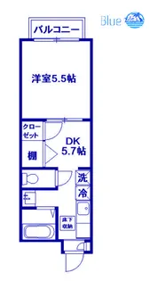 グランシード中丸NO8【1階】の間取り