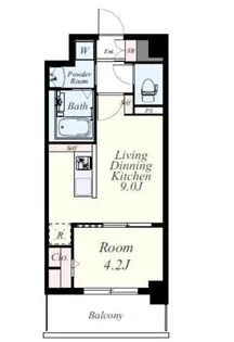 レジデンス23【8階】の間取り