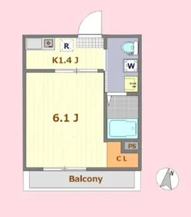 グランヴィラ七里【2階】の間取り