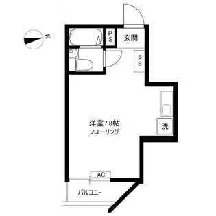 パシフィックパレス元浅草【7階】の間取り