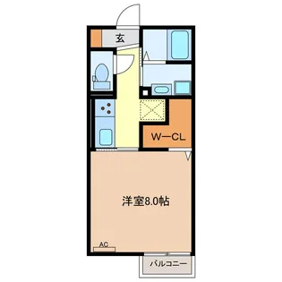 RESIDENCE明神【2階】の間取り