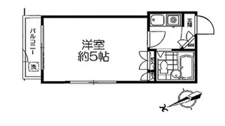 中田第3ビル【3階】の間取り