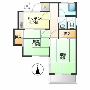 第一小坂マンション【3階】の間取り
