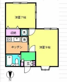Fコート梶ヶ谷【1階】の間取り