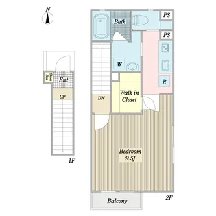 Earth Field【2階】の間取り