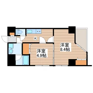 ボヌール エスト【7階】の間取り