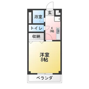 ピッコロハイツ【3階】の間取り