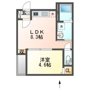 プロスペクト大宮【2階】の間取り