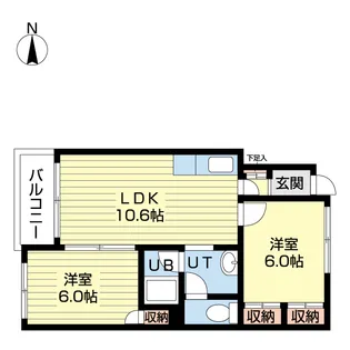アステム21【1階】の間取り