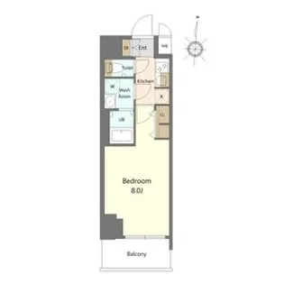 S-RESIDENCE高岳bresa(ブレサ)【5階】の間取り