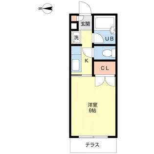 オーヴィラージュ B館【1階】の間取り