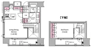 オリーブ麻布十番【3階】の間取り