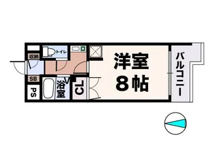 エスポワール大津和【2階】の間取り