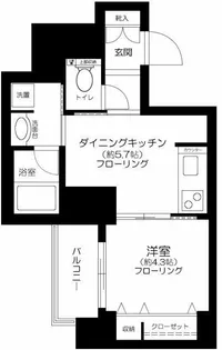 日神デュオステージ浅草松が谷【11階】の間取り