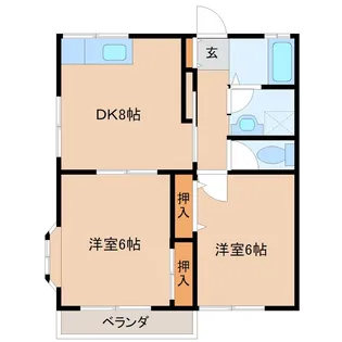 メゾンピア【2階】の間取り