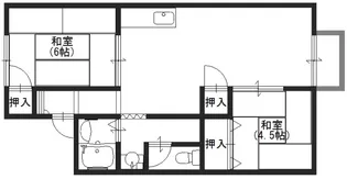 メゾン糸久A棟【1階】の間取り