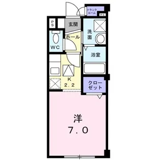 エテルノカーサ東千葉【6階】の間取り