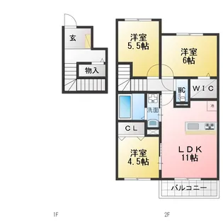 パストラルの間取り