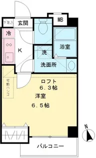 モンシャトー高円寺南【4階】の間取り