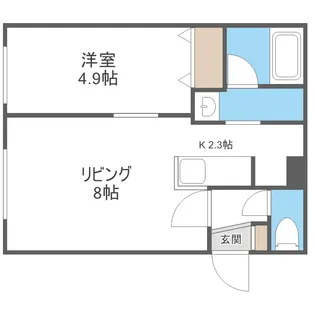 ソラタス【3階】の間取り