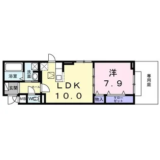 カーサ ソラティオ【1階】の間取り