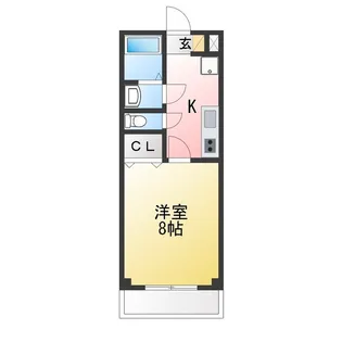 ライフイン・ビューラー【1階】の間取り