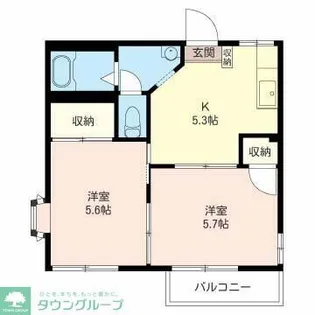 コンフォートハイツ A【2階】の間取り